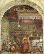 Andrea del Sarto Birth of the Virgin France oil painting artist